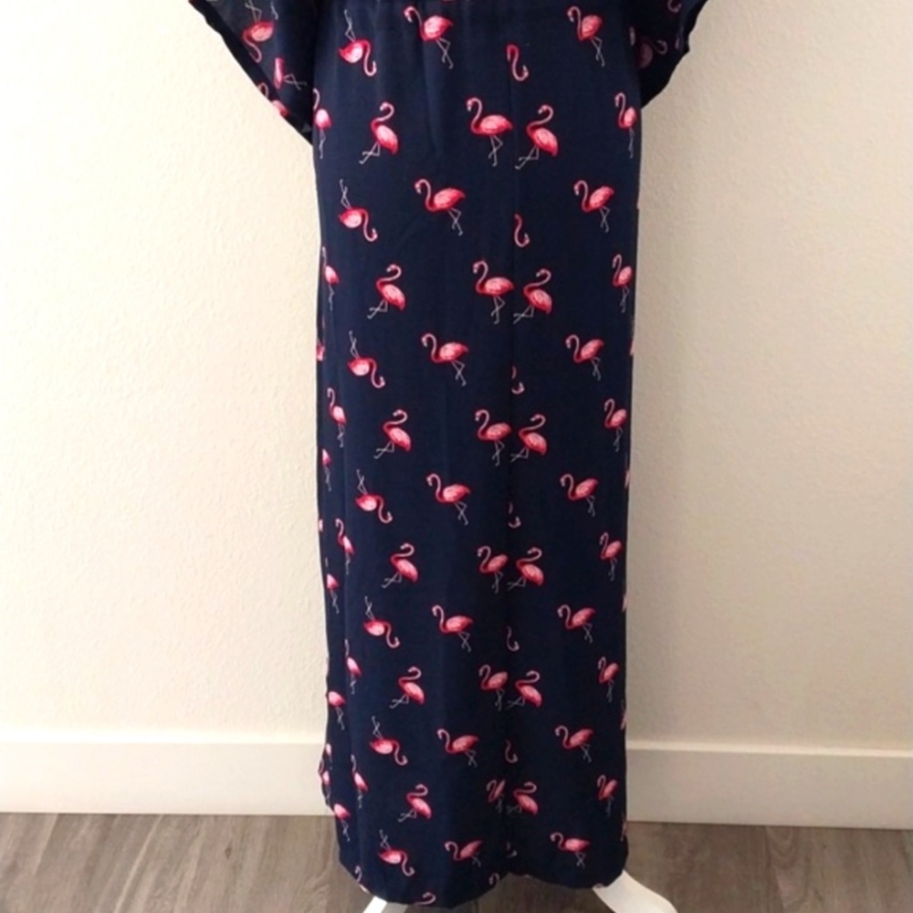 Agnes and Dora Pink Flamingo Kaftan - Picture 7 of 8